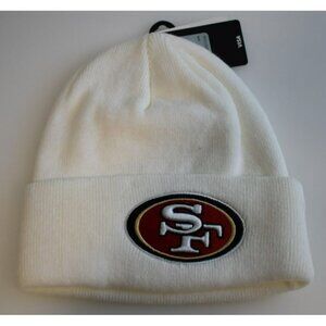 San Francisco 49ers NFL Team Apparel Knit Hat Beanie White